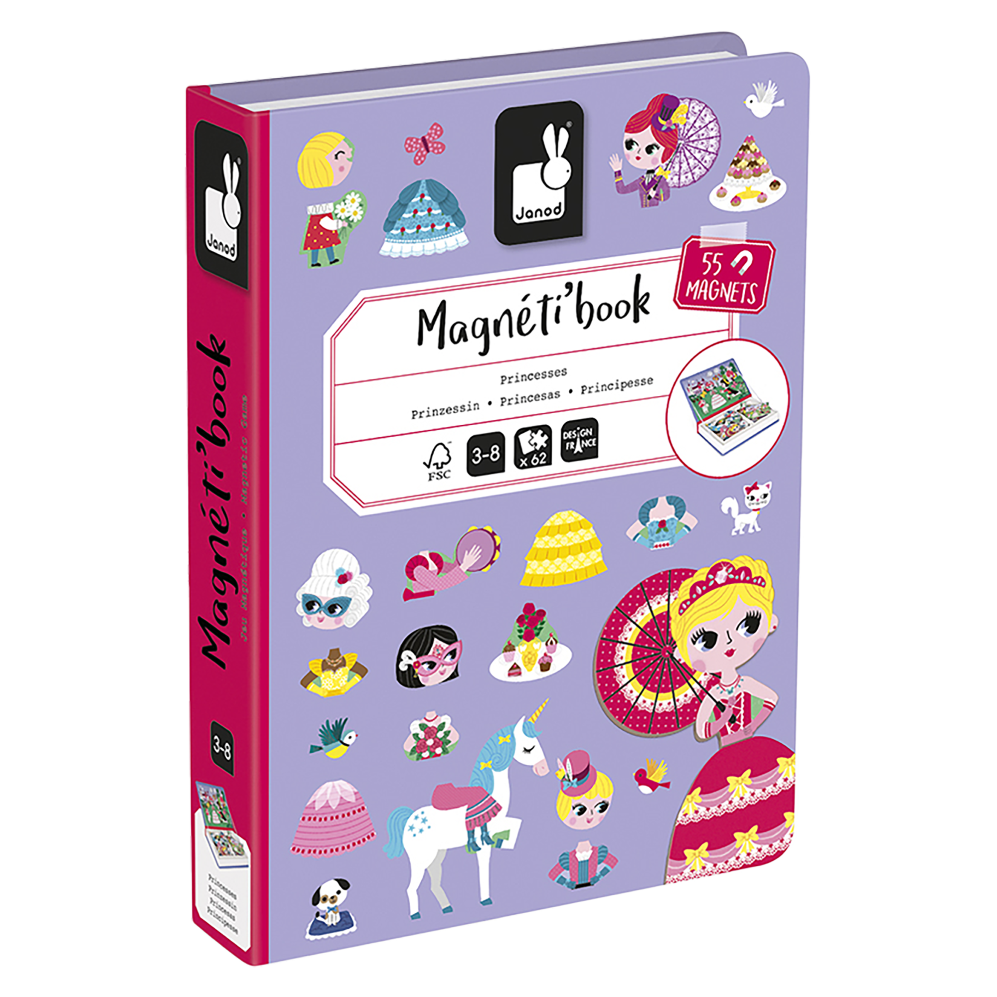 MAGNÉTI'BOOK - PRINCESSES JANOD