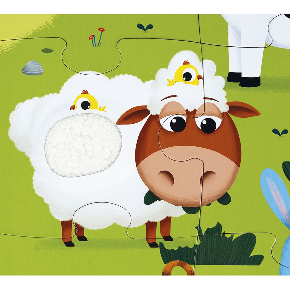 PZ20- TACTILE - LES ANIMAUX DE LA FERME JANOD PUZZLES