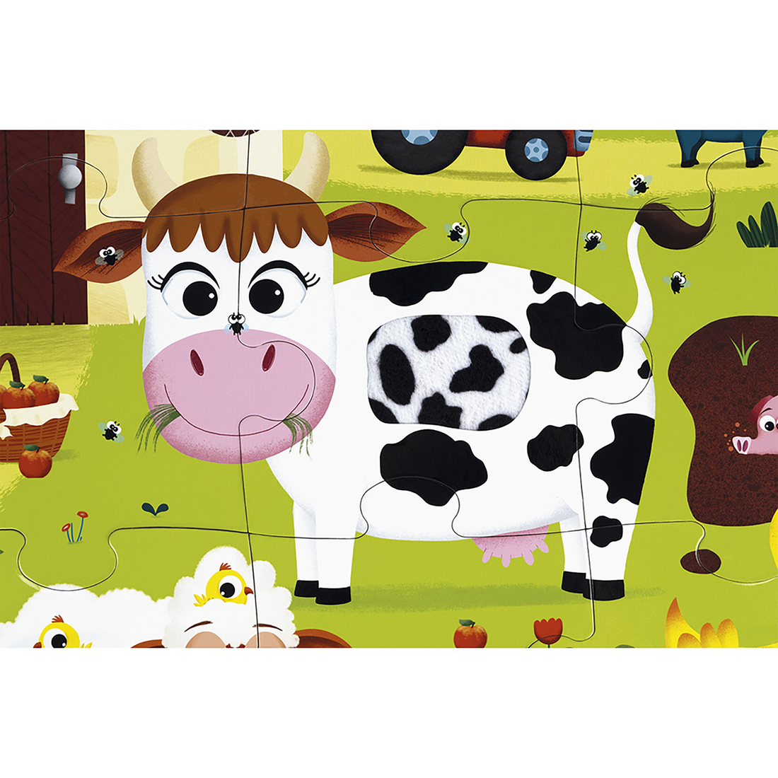 PZ20- TACTILE - LES ANIMAUX DE LA FERME JANOD PUZZLES