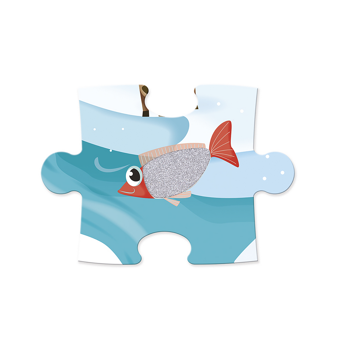 PZ20- TACTILE - LA VIE SUR LA BANQUISE JANOD PUZZLES