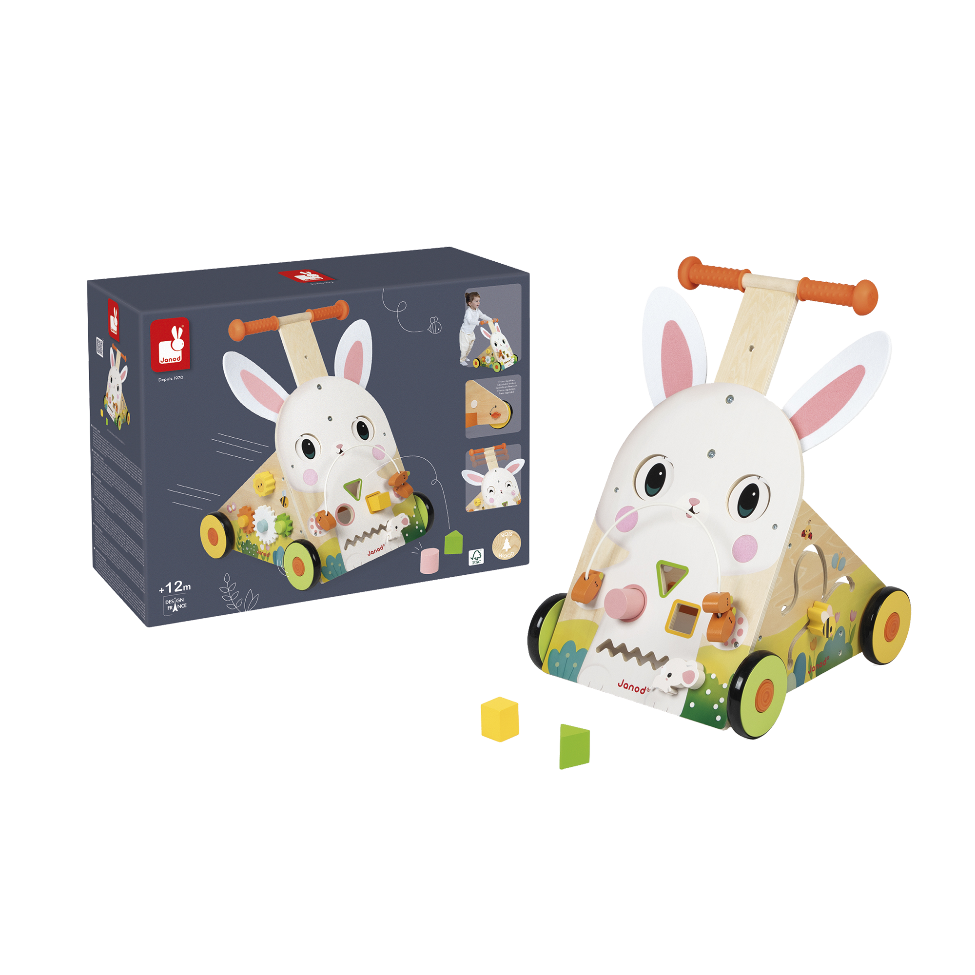 FERME: CHARIOT LAPIN JANOD