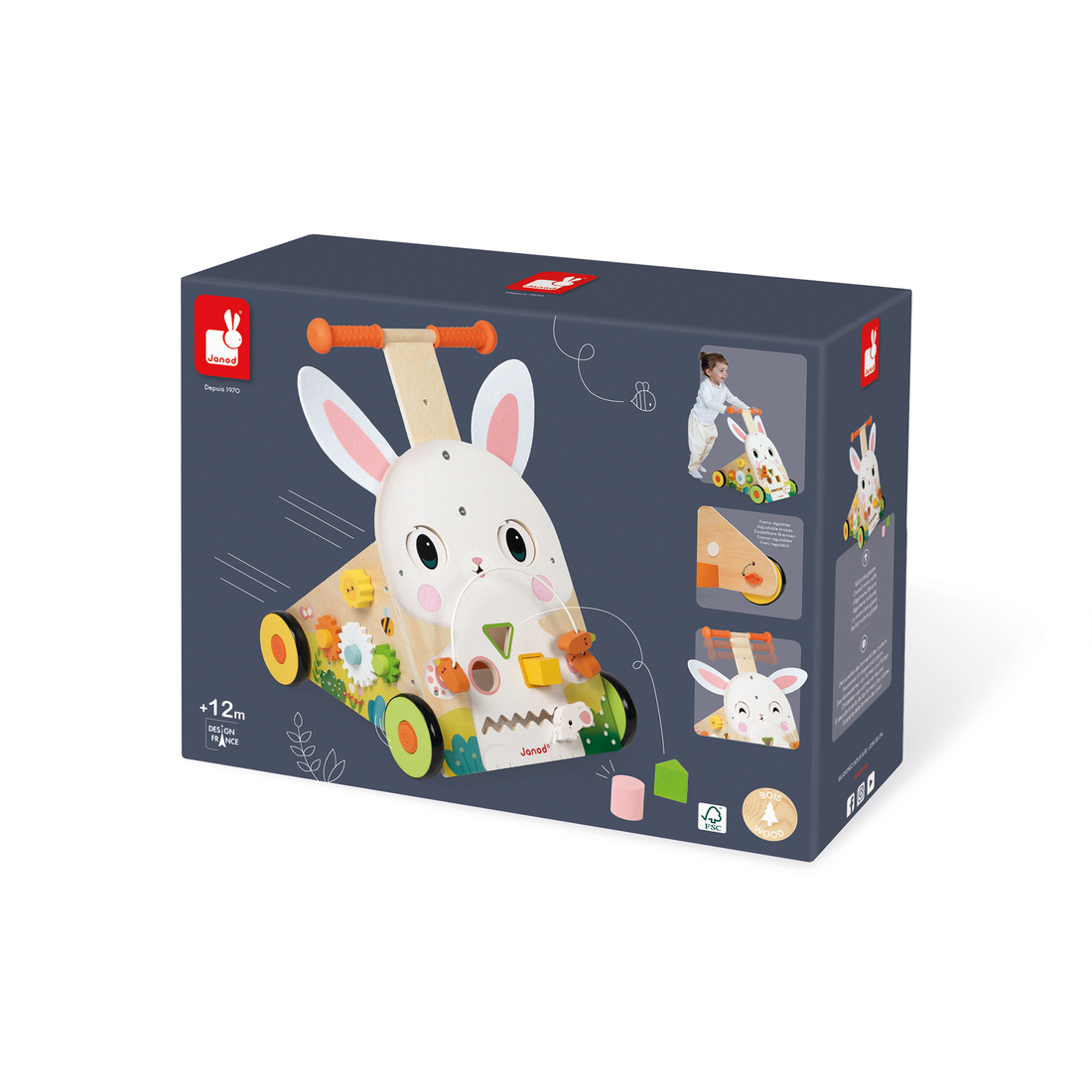 FERME: CHARIOT LAPIN JANOD