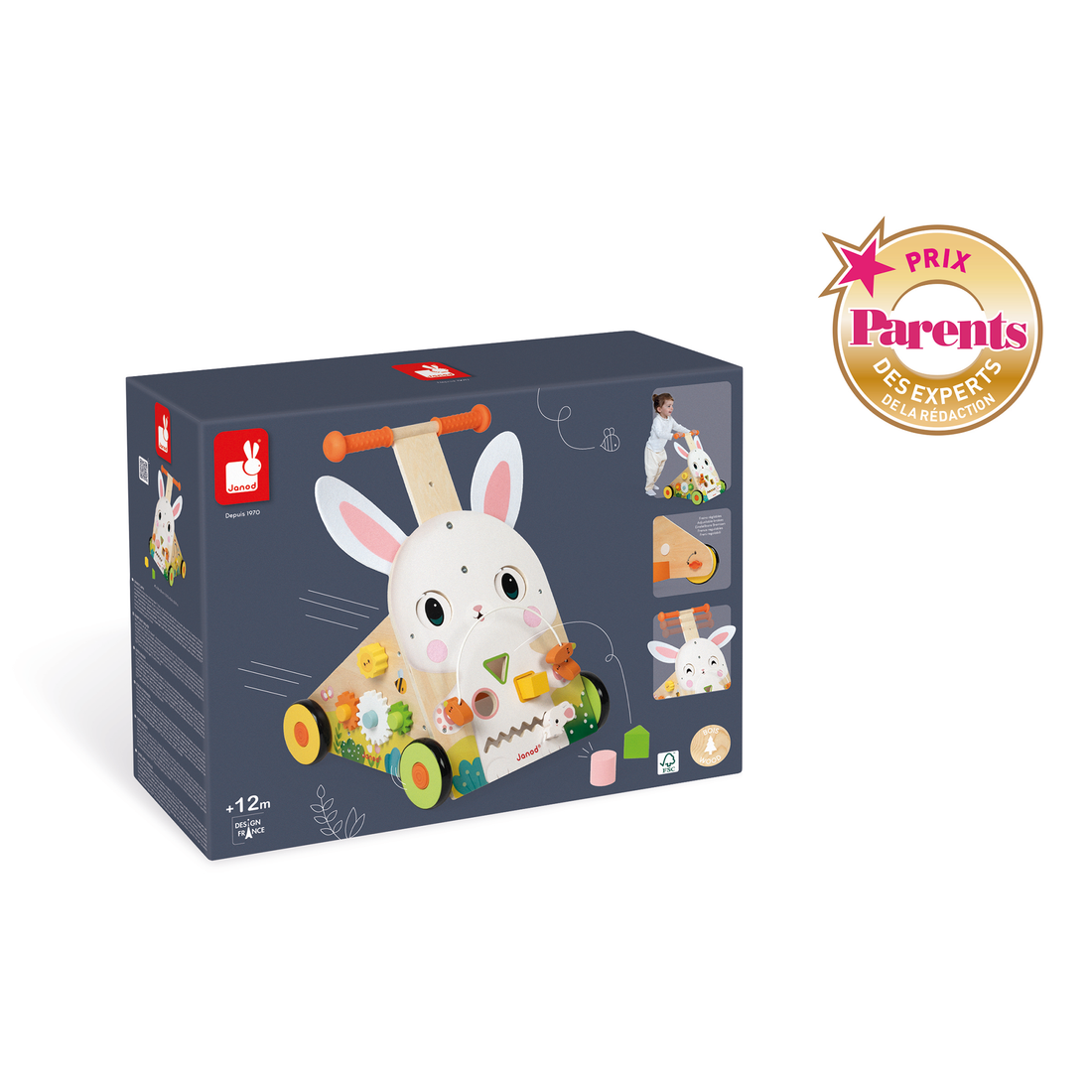 FERME: CHARIOT LAPIN JANOD