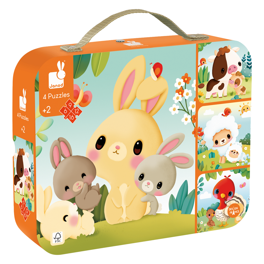 4 CASSE-TÊTES ÉVOLUTIFS - FERME JANOD PUZZLES