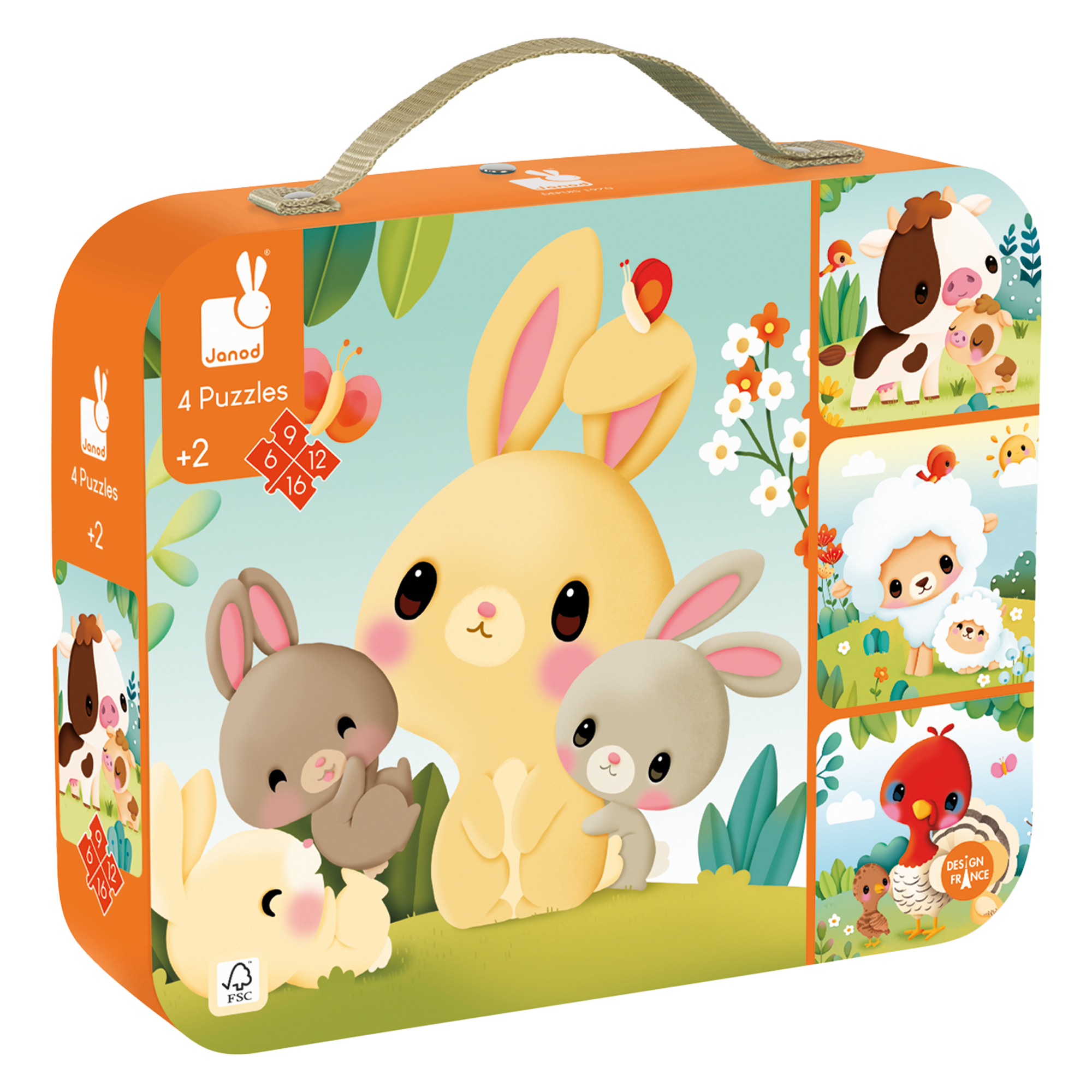4 CASSE-TÊTES ÉVOLUTIFS - FERME JANOD PUZZLES