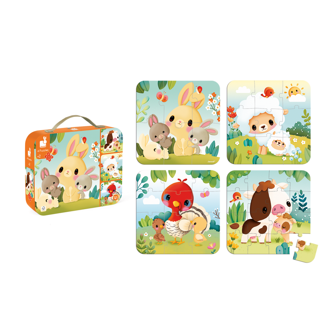 4 CASSE-TÊTES ÉVOLUTIFS - FERME JANOD PUZZLES
