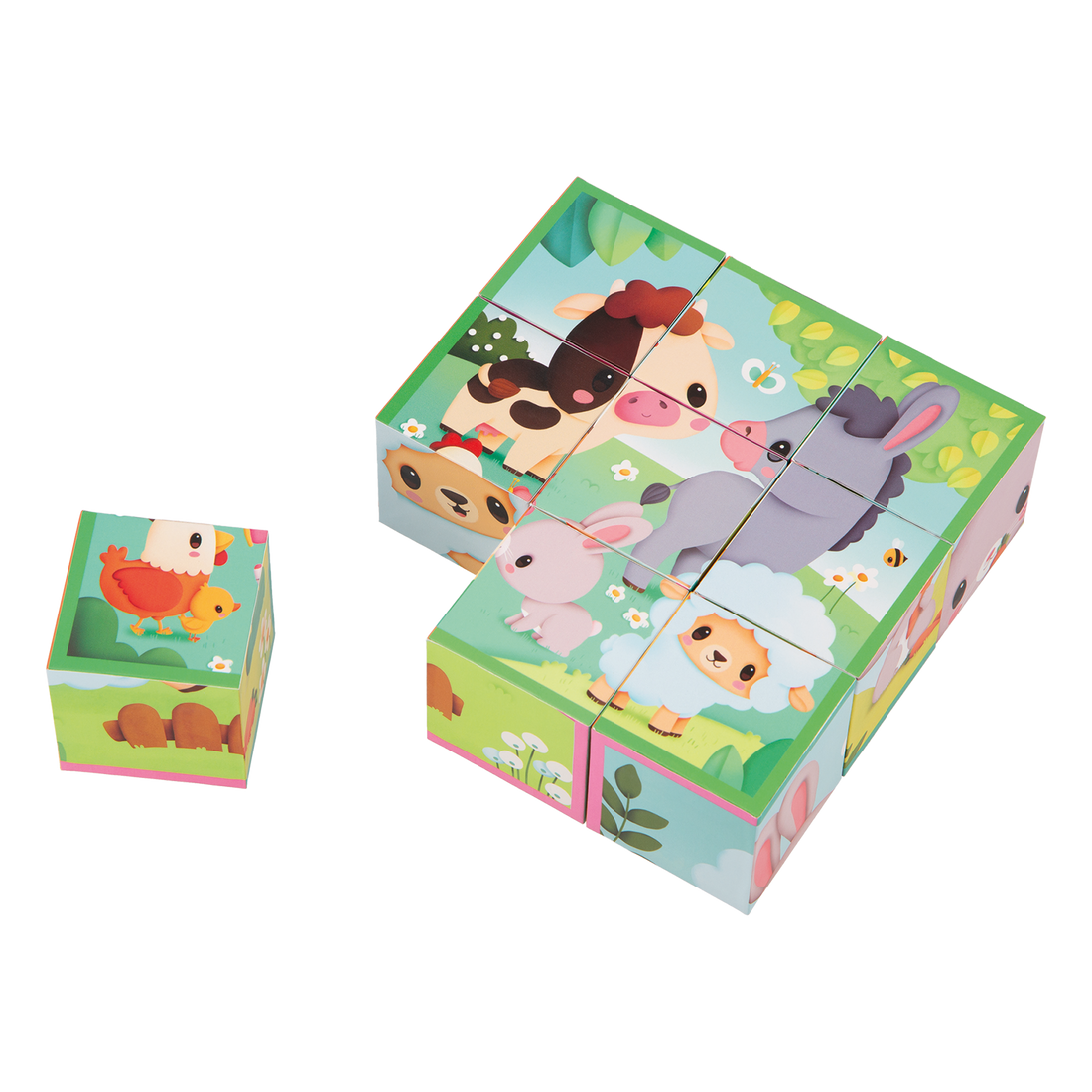 FERME: CUBES ANIMAUX DE LA FERME JANOD
