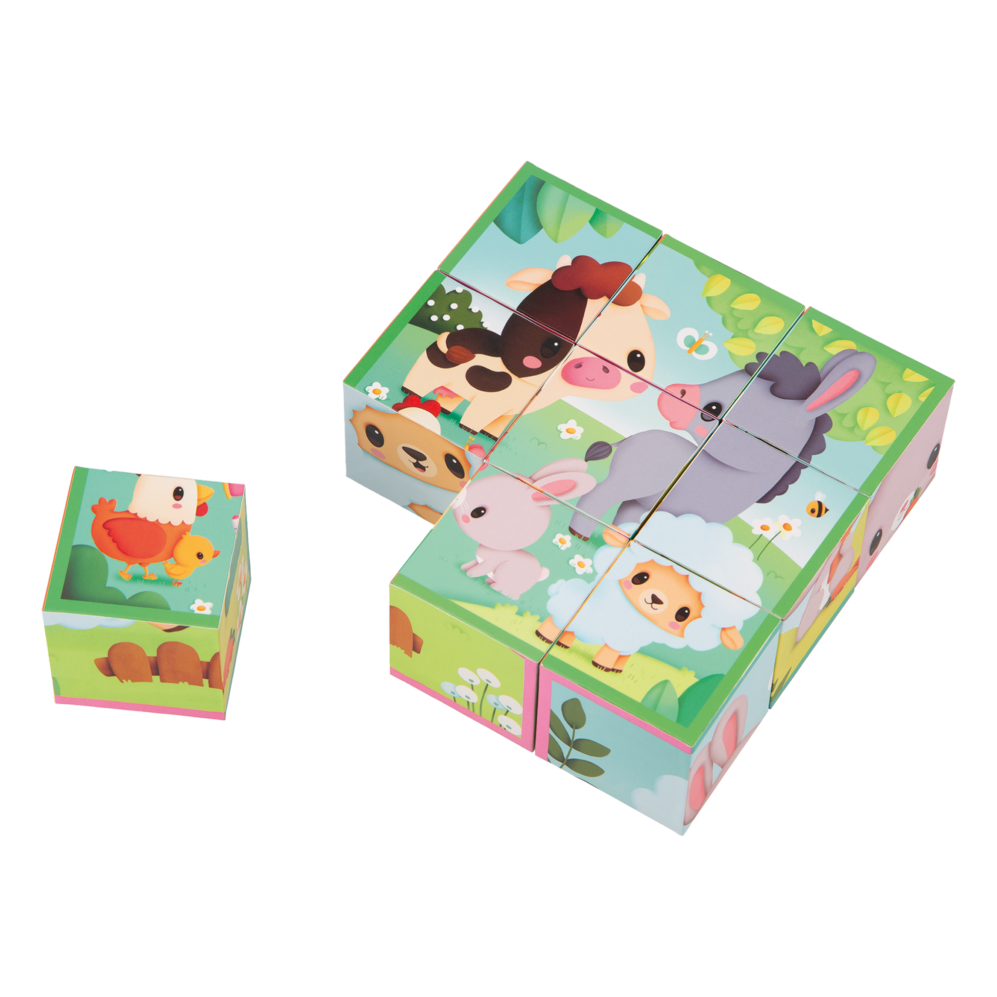FERME: CUBES ANIMAUX DE LA FERME JANOD