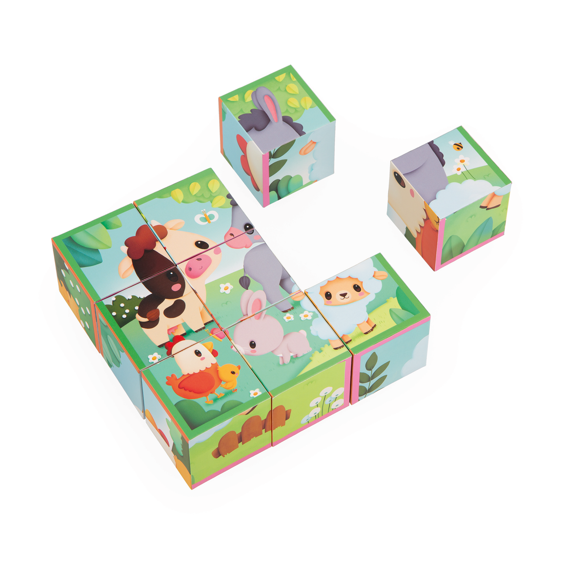 FERME: CUBES ANIMAUX DE LA FERME JANOD