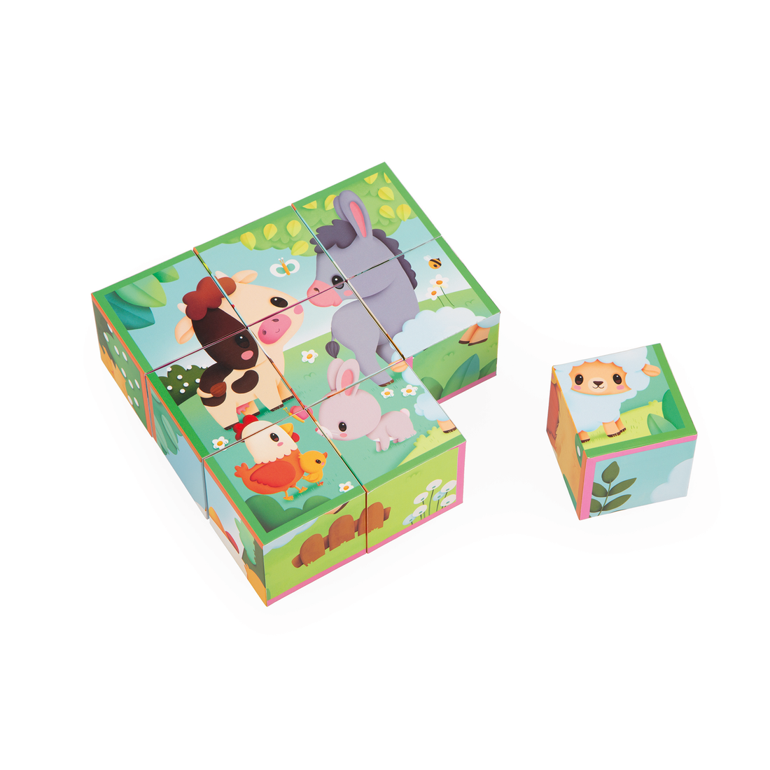 FERME: CUBES ANIMAUX DE LA FERME JANOD