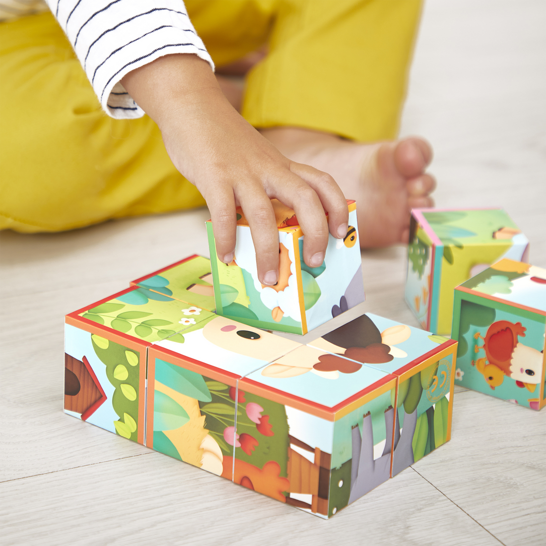 FERME: CUBES ANIMAUX DE LA FERME JANOD
