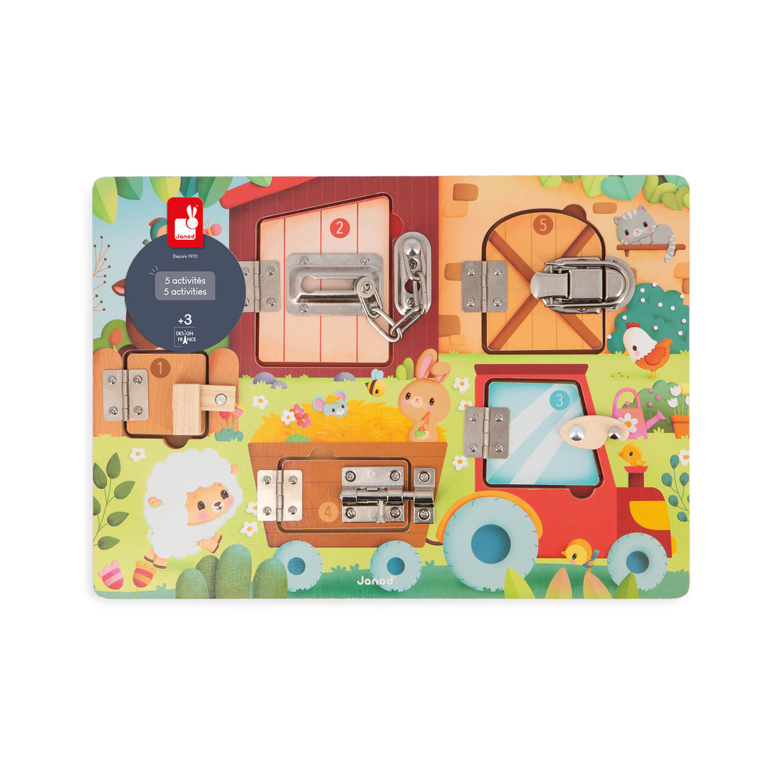 THE FARM- PLANCHE À CADENAS