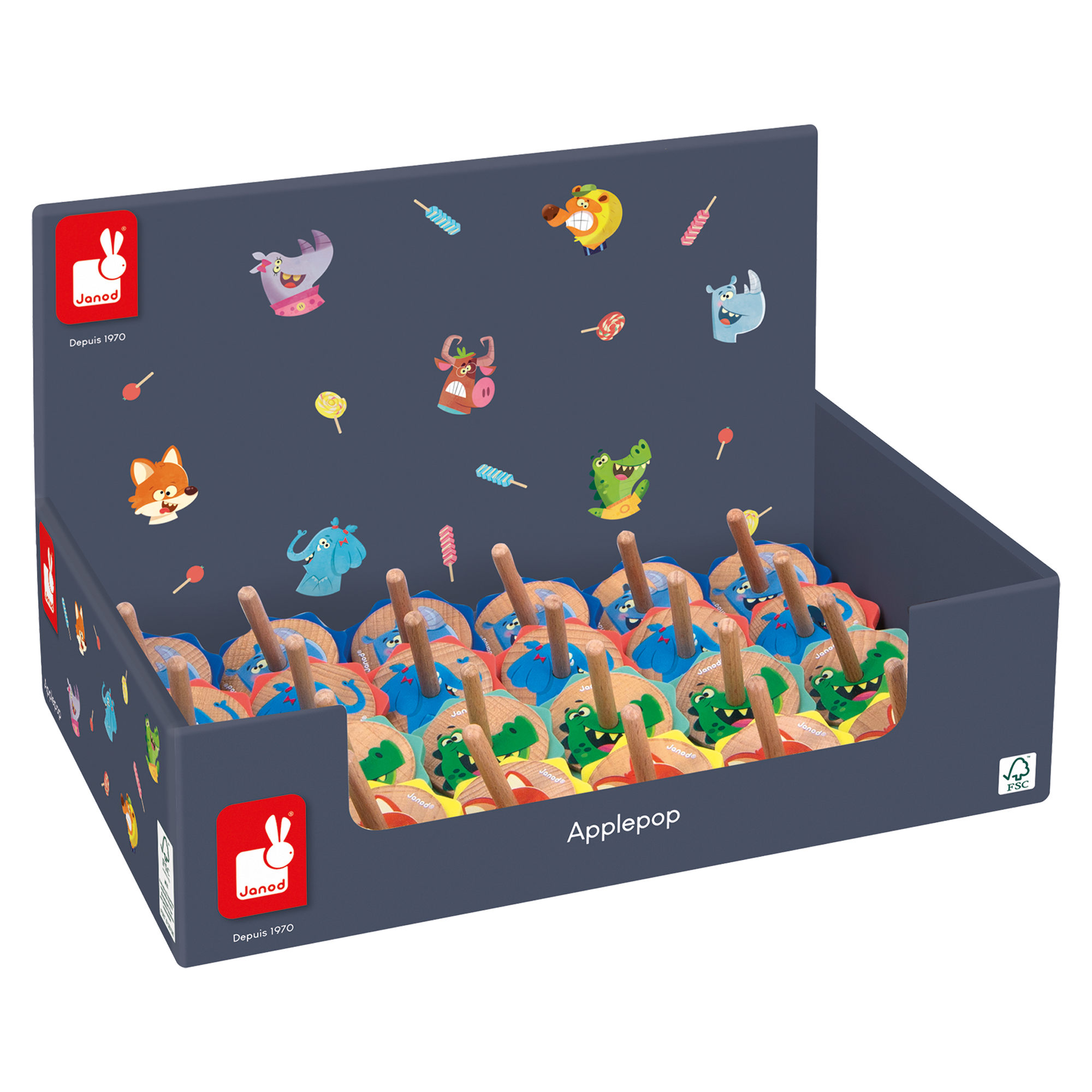 APPLEPOP: PRÉS. - TOUPIES (VENDU 24 UNITÉS) JANOD