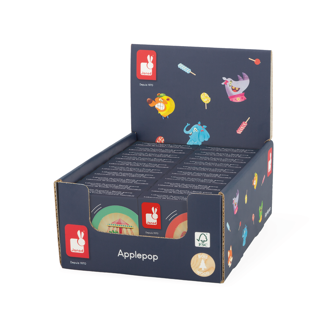APPLEPOP: PRÉS. - LABYRINTHES DE POCHES (VENDU 20 UNITÉS) JANOD