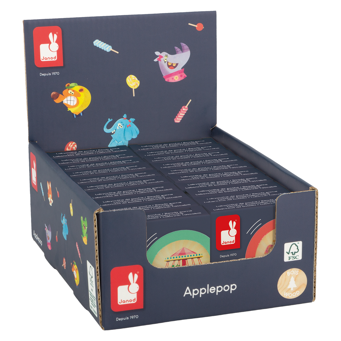 APPLEPOP: PRÉS. - LABYRINTHES DE POCHES (VENDU 20 UNITÉS) JANOD
