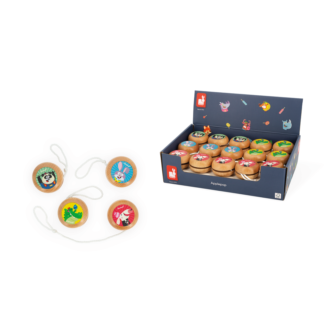 APPLEPOP: PRÉS. - YOYOS (VENDU 28 UNITÉS) JANOD