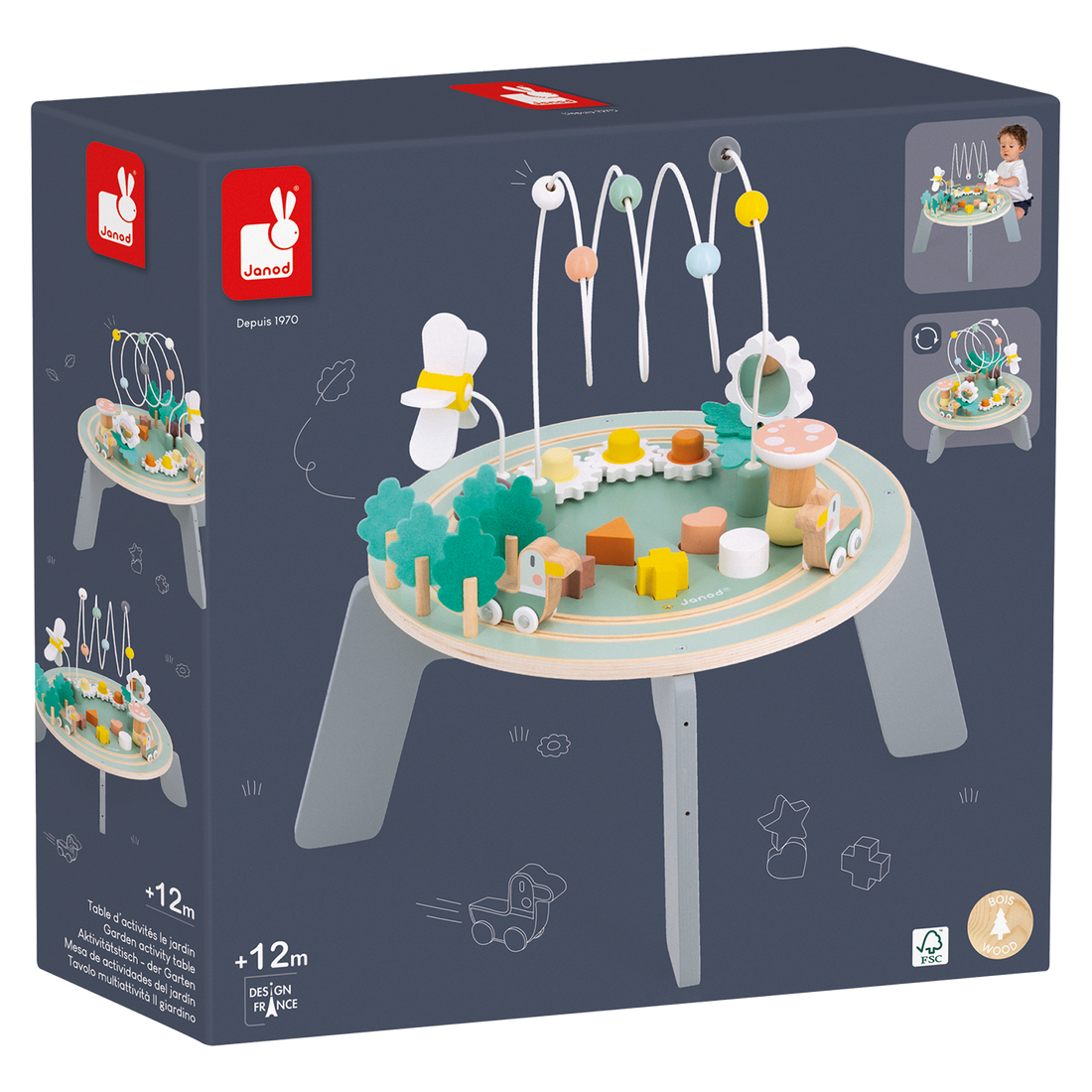 SWEET COCOON: TABLE D'ACTIVITÉS JARDIN JANOD
