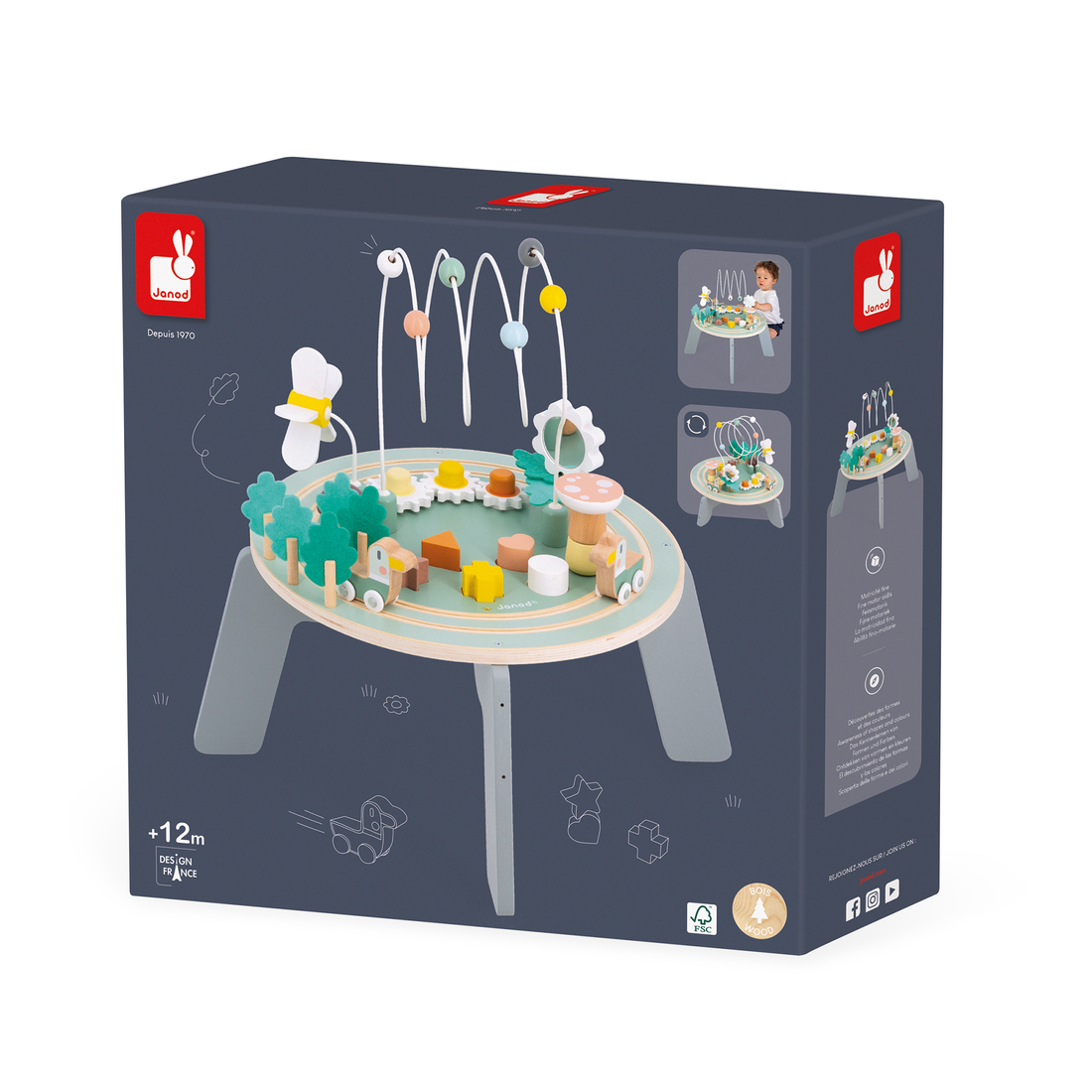 SWEET COCOON: TABLE D'ACTIVITÉS JARDIN JANOD