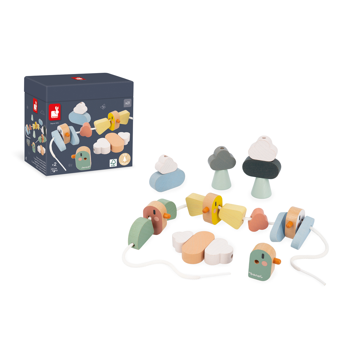 SWEET COCOON: BILLES EN OISEAUX À ENFILER JANOD