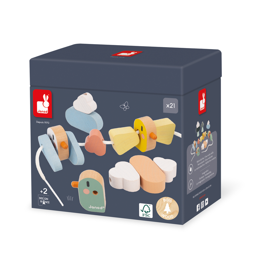 SWEET COCOON: BILLES EN OISEAUX À ENFILER JANOD