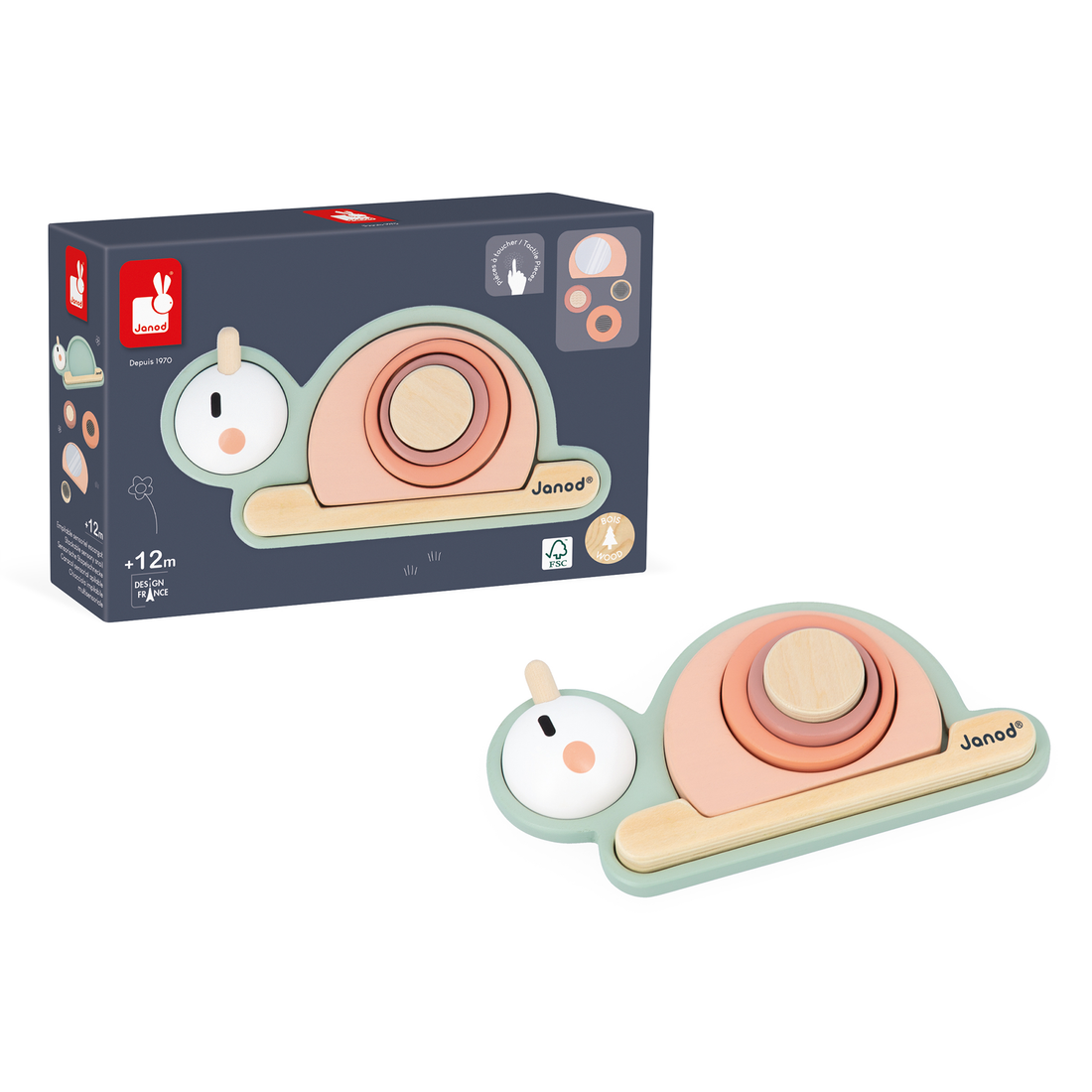 SWEET COCOON: ESCARGOT SENSORIEL EMPILABLE JANOD