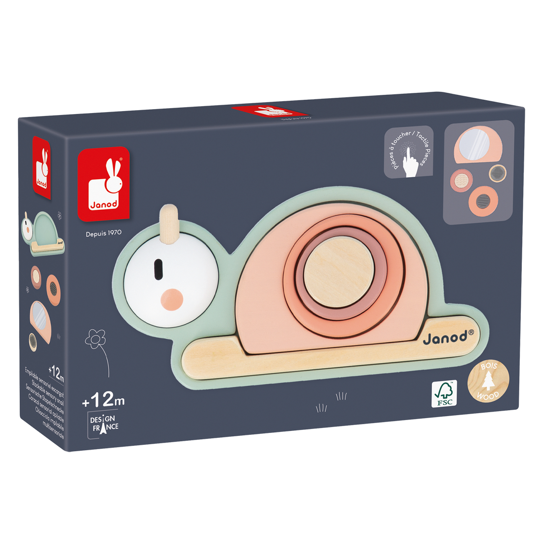 SWEET COCOON: ESCARGOT SENSORIEL EMPILABLE JANOD