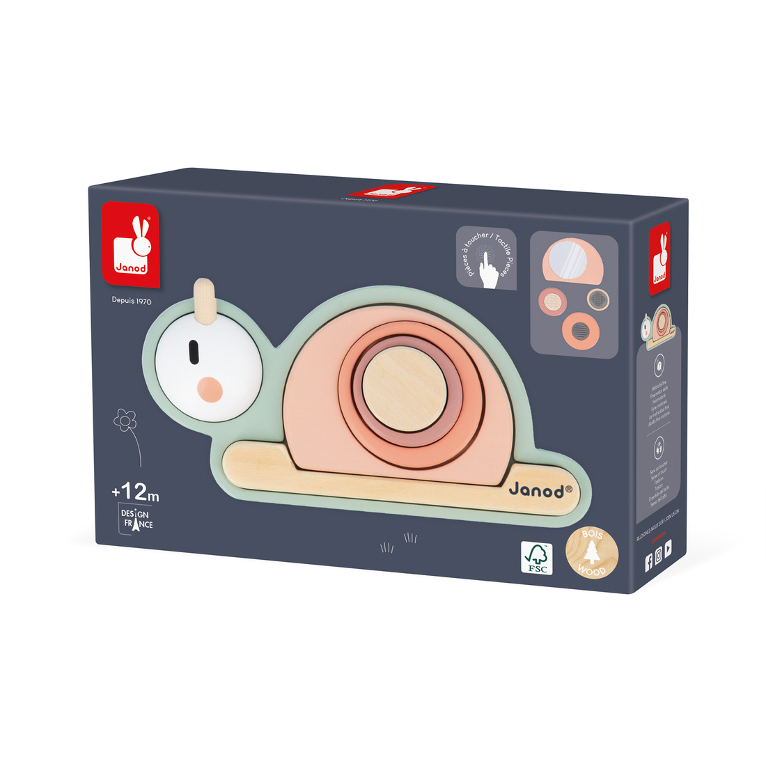 SWEET COCOON: ESCARGOT SENSORIEL EMPILABLE JANOD