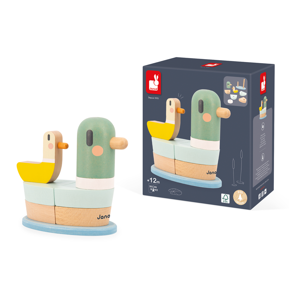 SWEET COCOON: CANARDS EMPILABLES JANOD