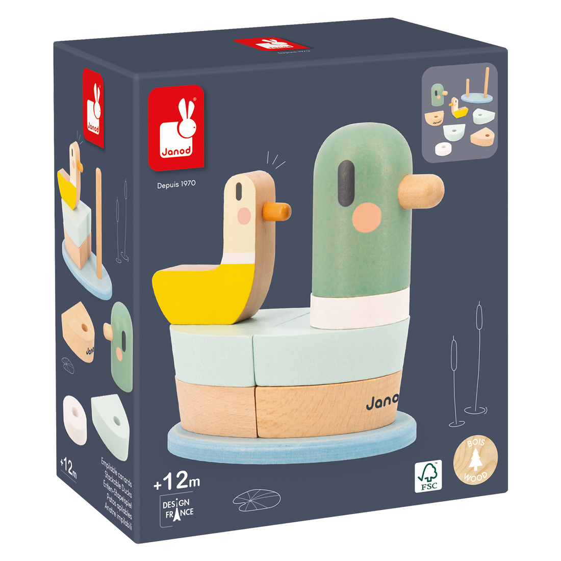 SWEET COCOON: CANARDS EMPILABLES JANOD