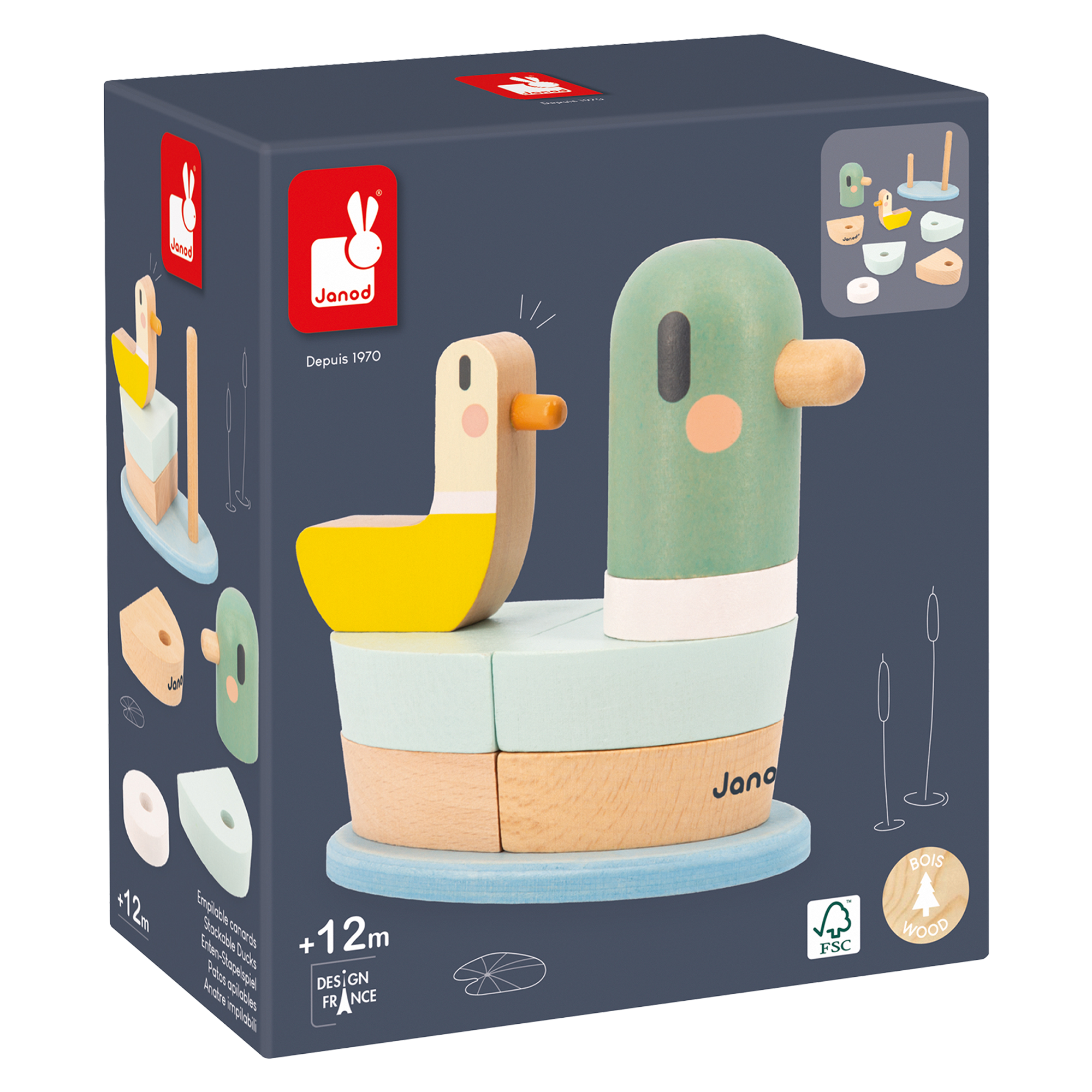 SWEET COCOON: CANARDS EMPILABLES JANOD