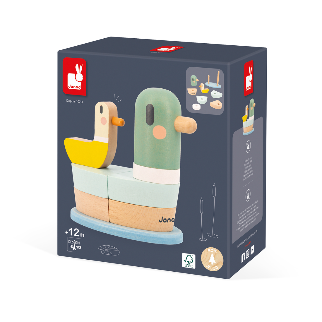 SWEET COCOON: CANARDS EMPILABLES JANOD