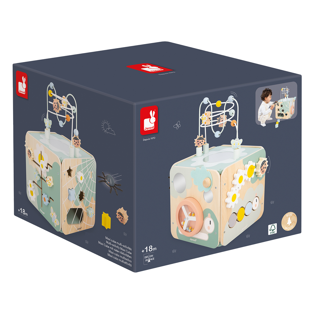 SWEET COCOON: MAXI-CUBE MULTI-ACTIVITÉS JANOD