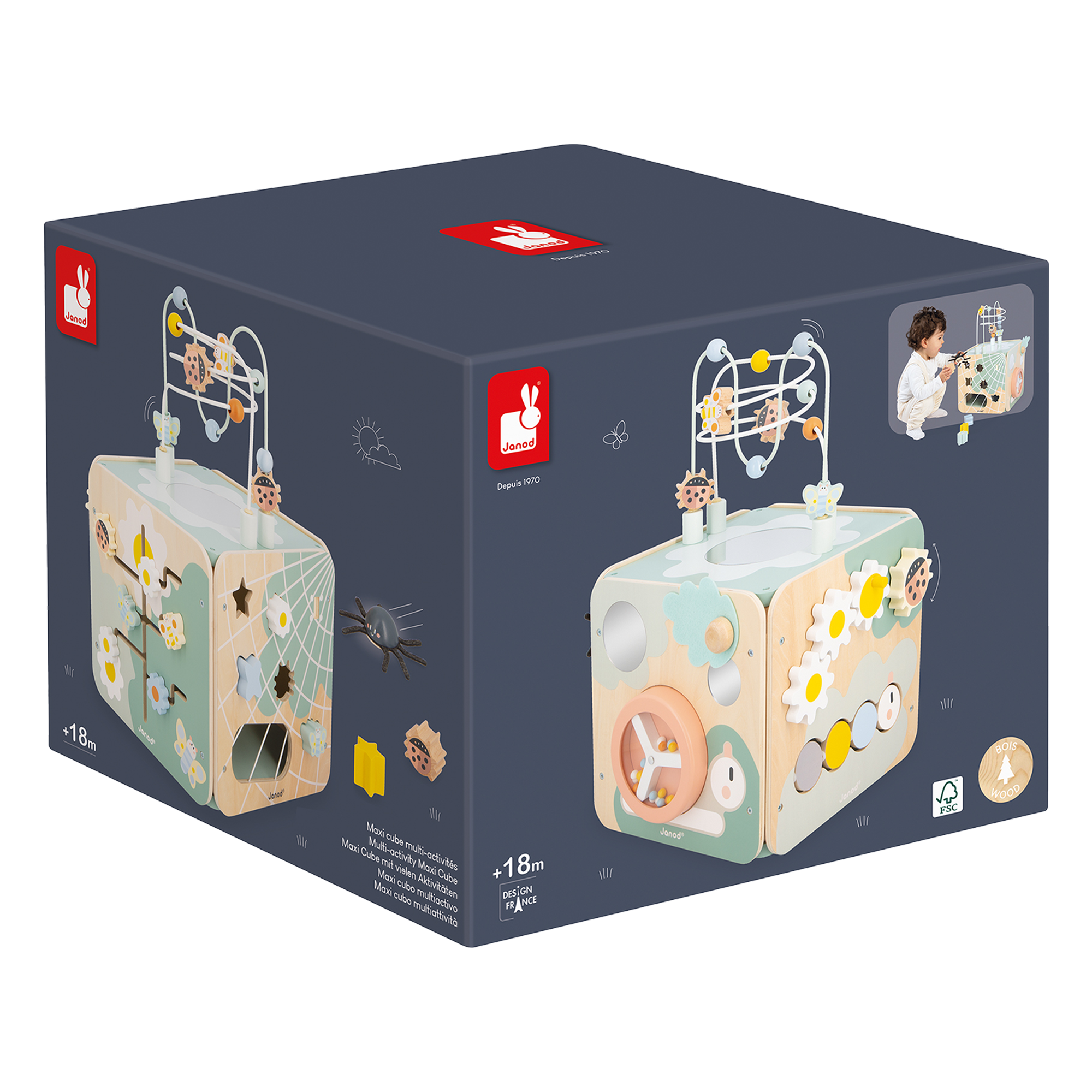 SWEET COCOON: MAXI-CUBE MULTI-ACTIVITÉS JANOD