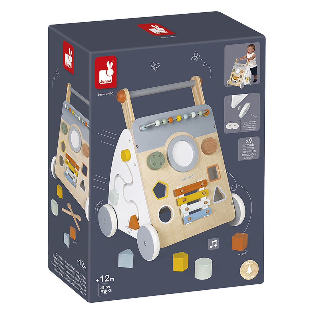 SWEET COCOON - CHARIOT MULTI-ACTIVITÉS JANOD
