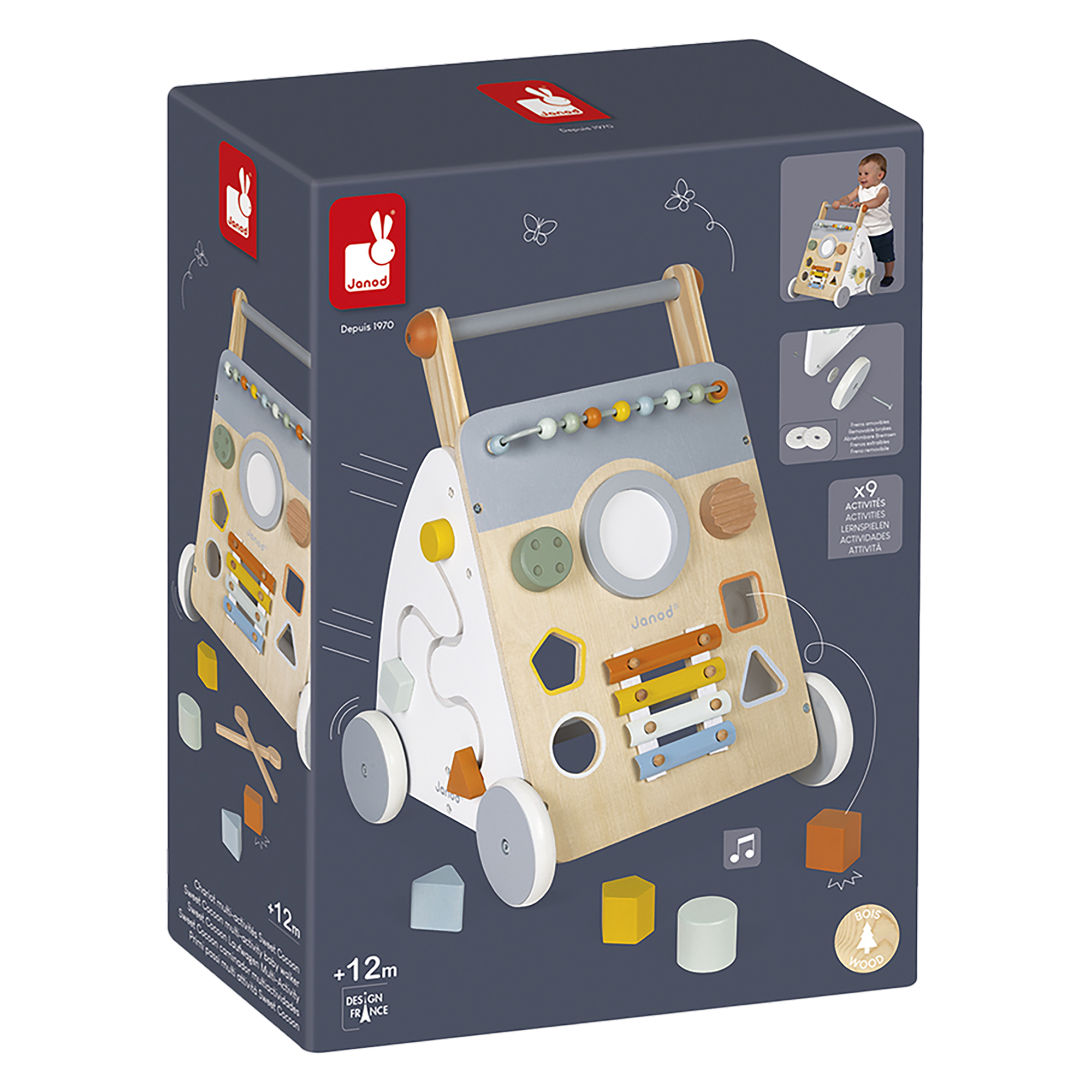 SWEET COCOON - CHARIOT MULTI-ACTIVITÉS JANOD