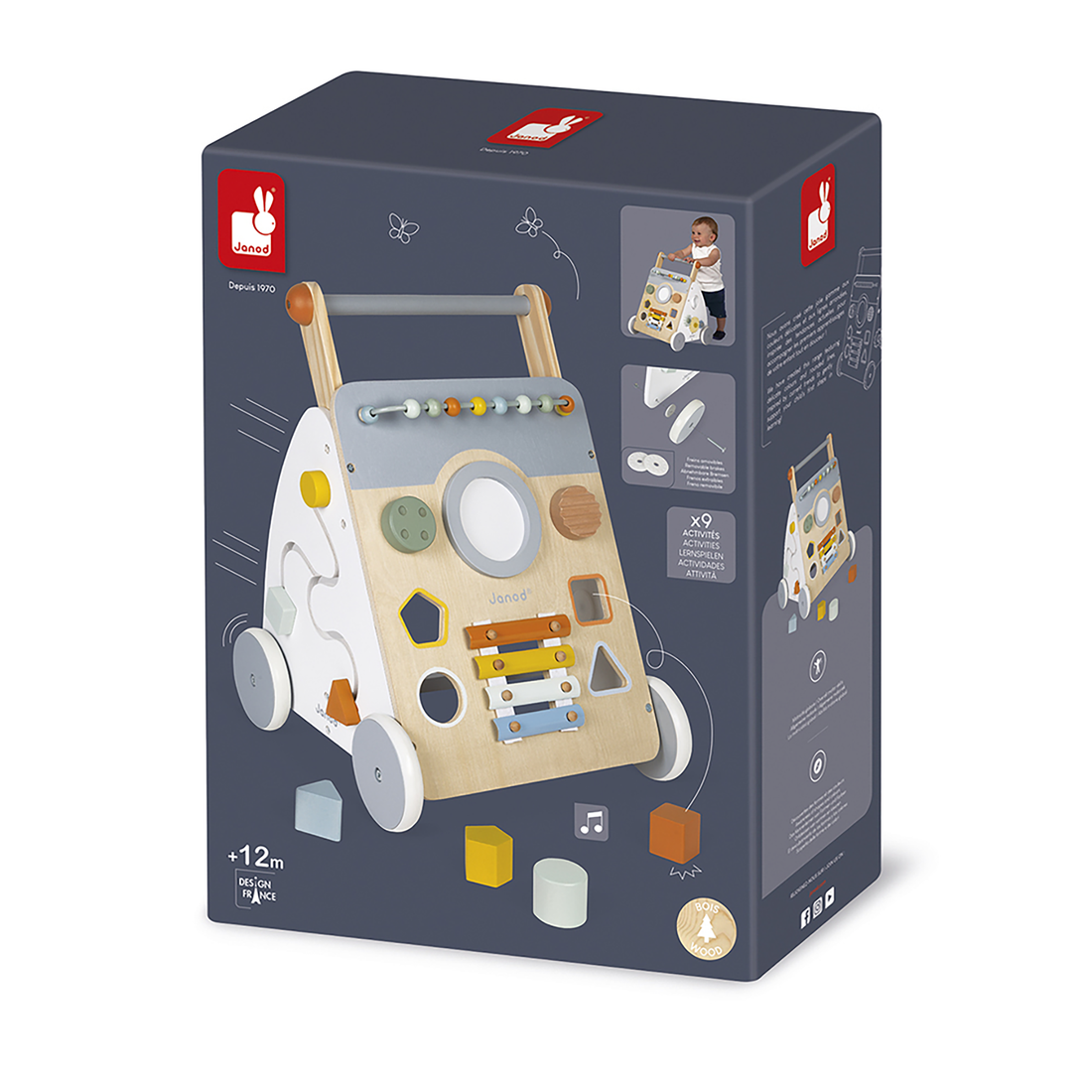 SWEET COCOON - CHARIOT MULTI-ACTIVITÉS JANOD