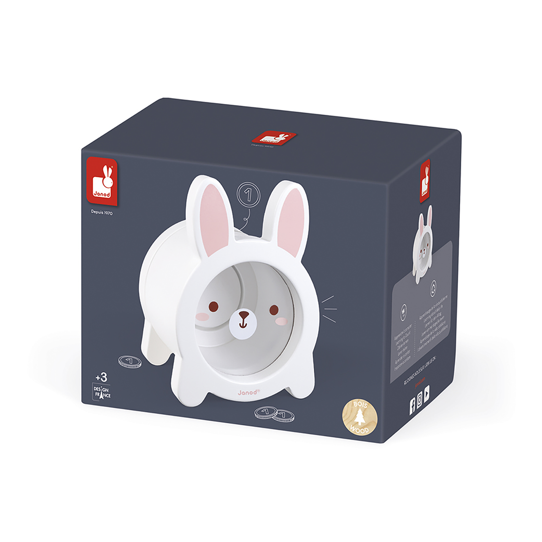 TIRELIRE LAPIN JANOD