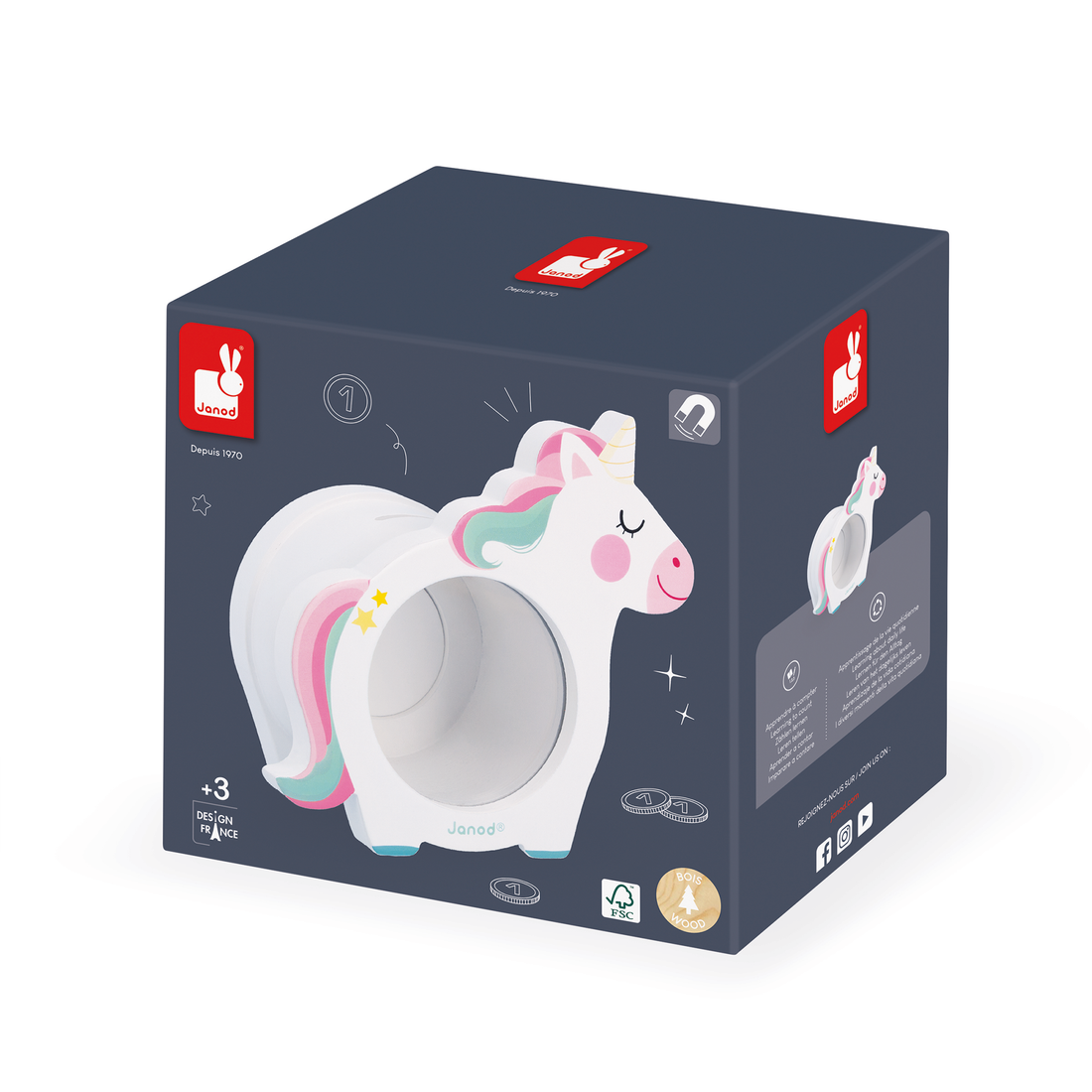 TIRELIRE - LICORNE JANOD
