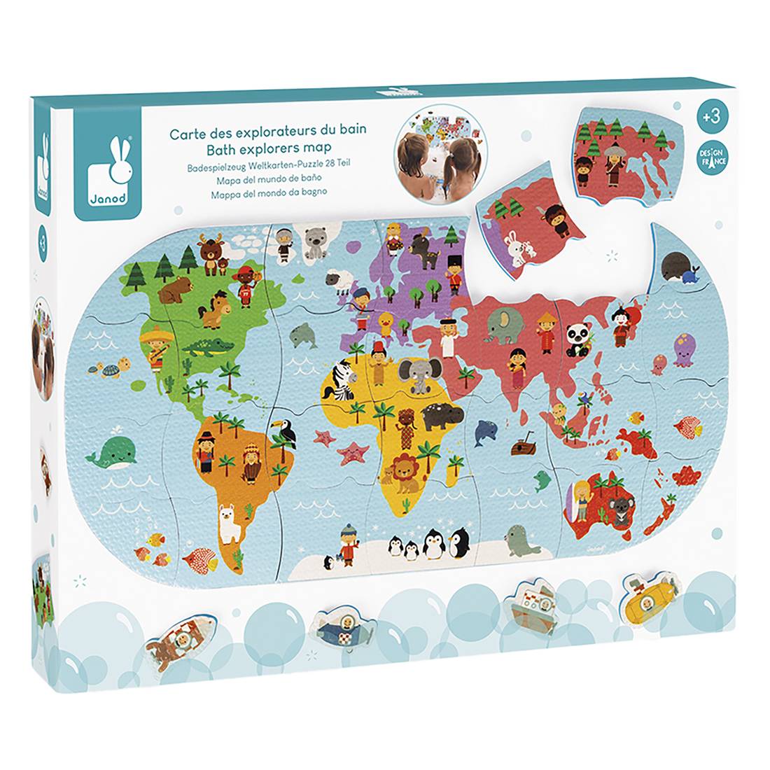 CARTE DES EXPLORATEURS DE BAIN JANOD