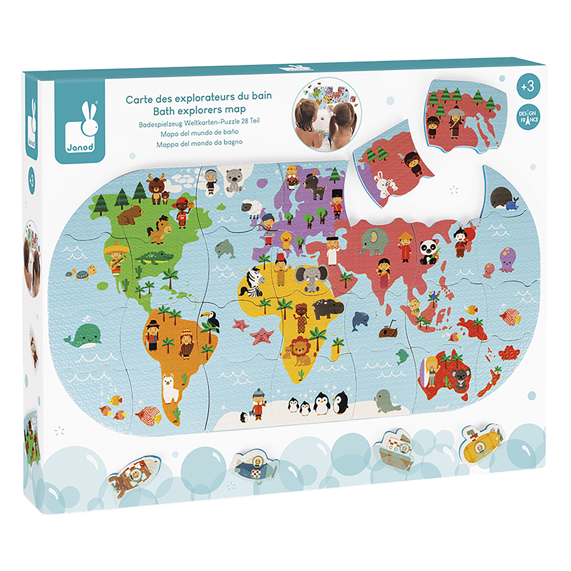 CARTE DES EXPLORATEURS DE BAIN JANOD