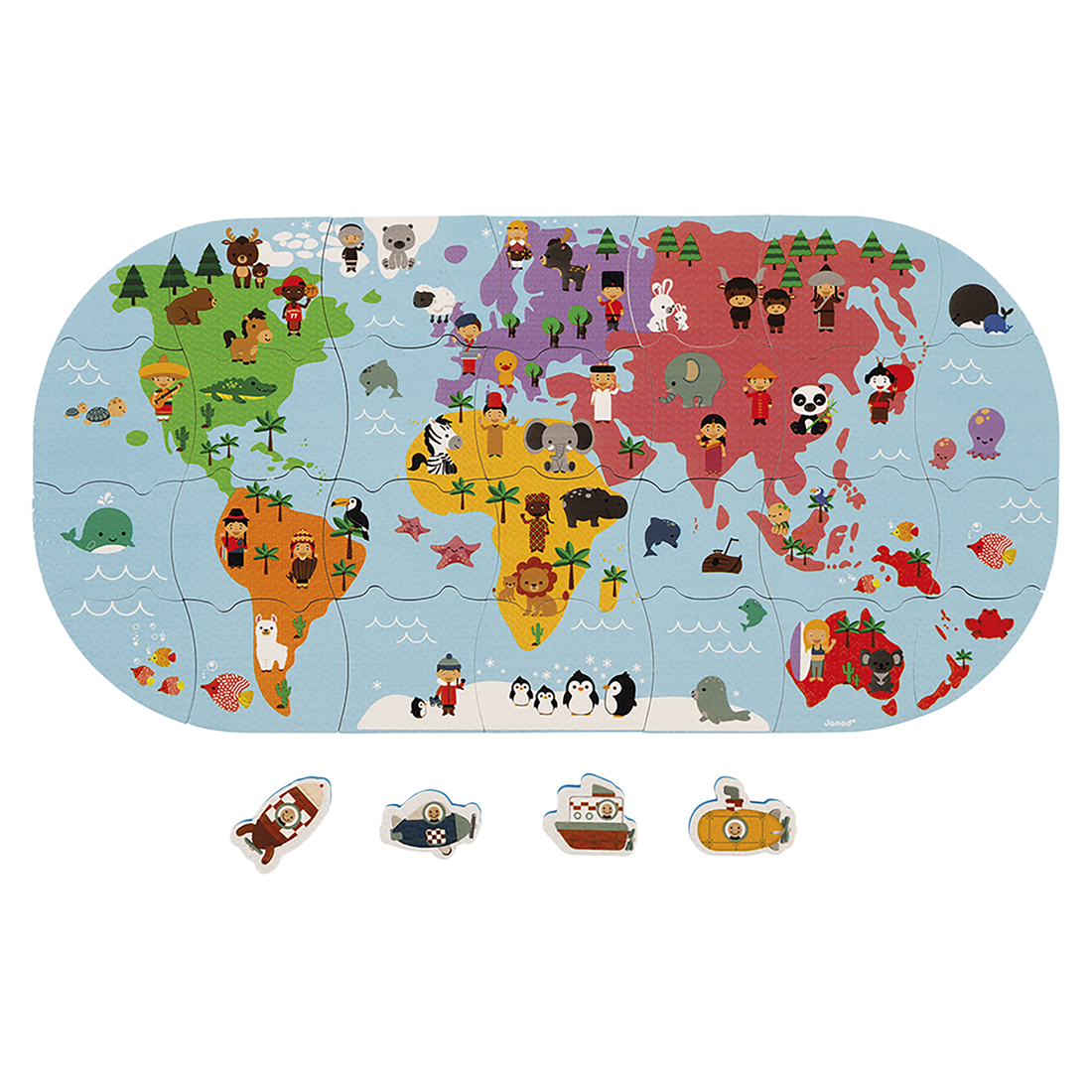 CARTE DES EXPLORATEURS DE BAIN JANOD