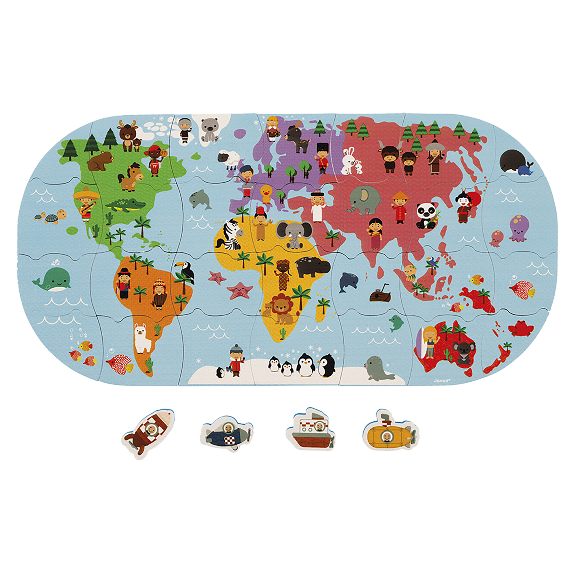 CARTE DES EXPLORATEURS DE BAIN JANOD