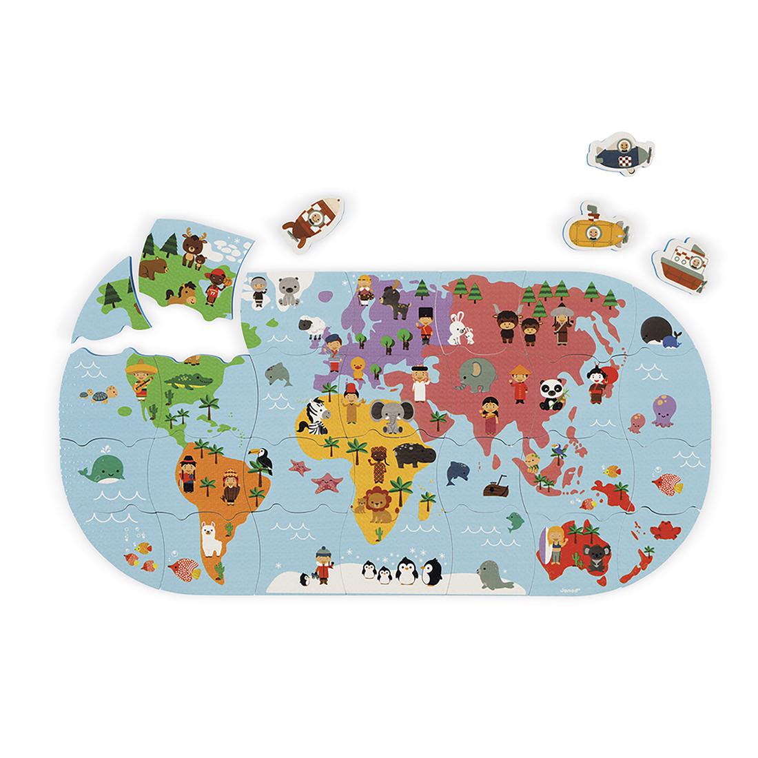 CARTE DES EXPLORATEURS DE BAIN JANOD