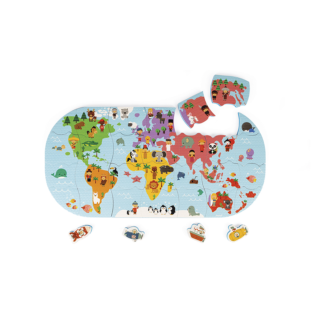 CARTE DES EXPLORATEURS DE BAIN JANOD