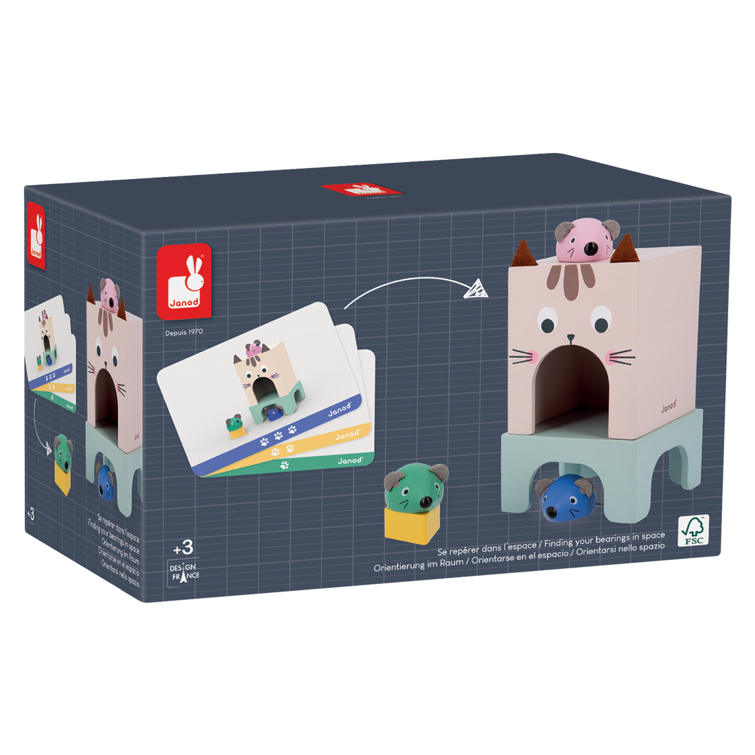 SE REPÉRER DANS L'ESPACE - CHAT ET SOURIS JANOD