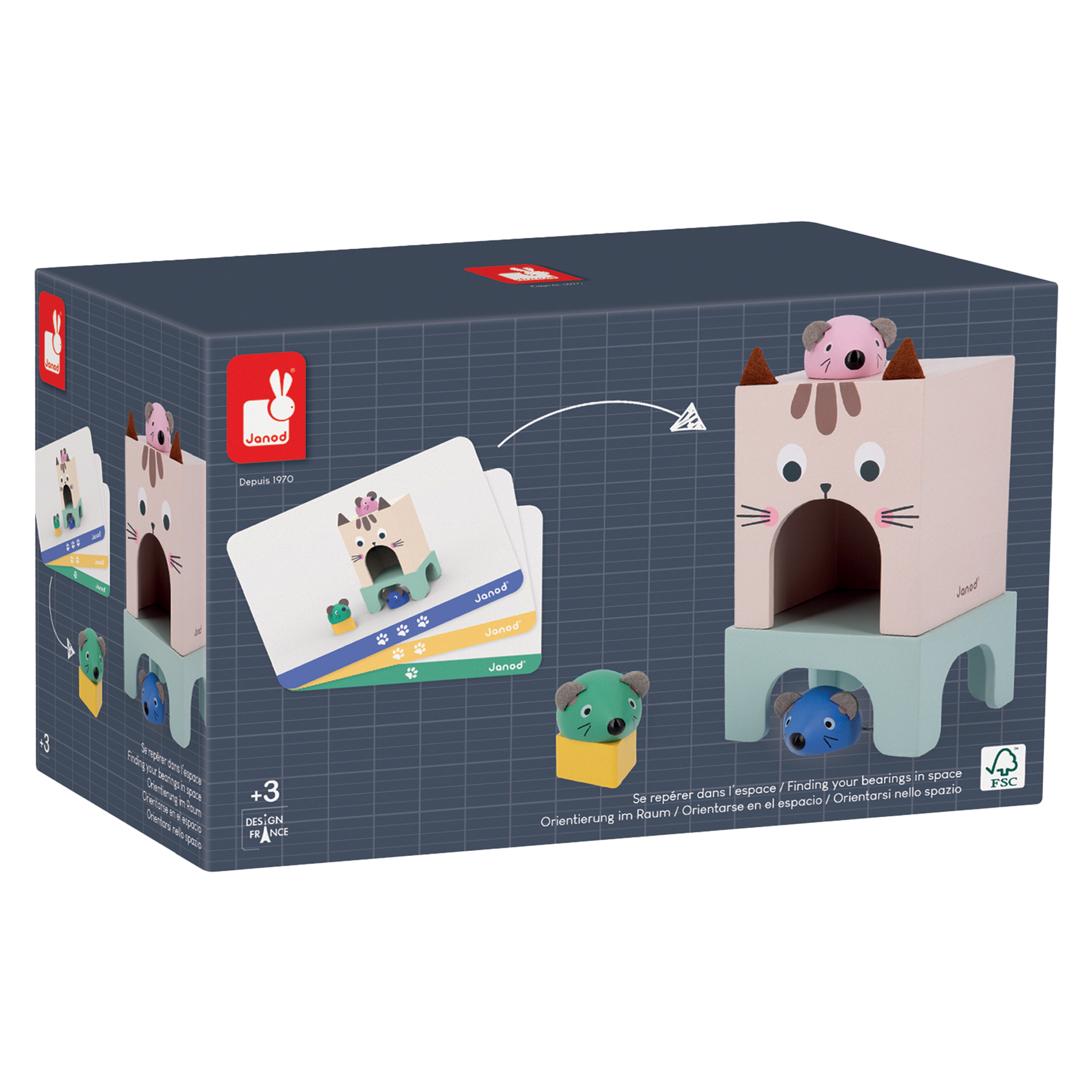 SE REPÉRER DANS L'ESPACE - CHAT ET SOURIS JANOD