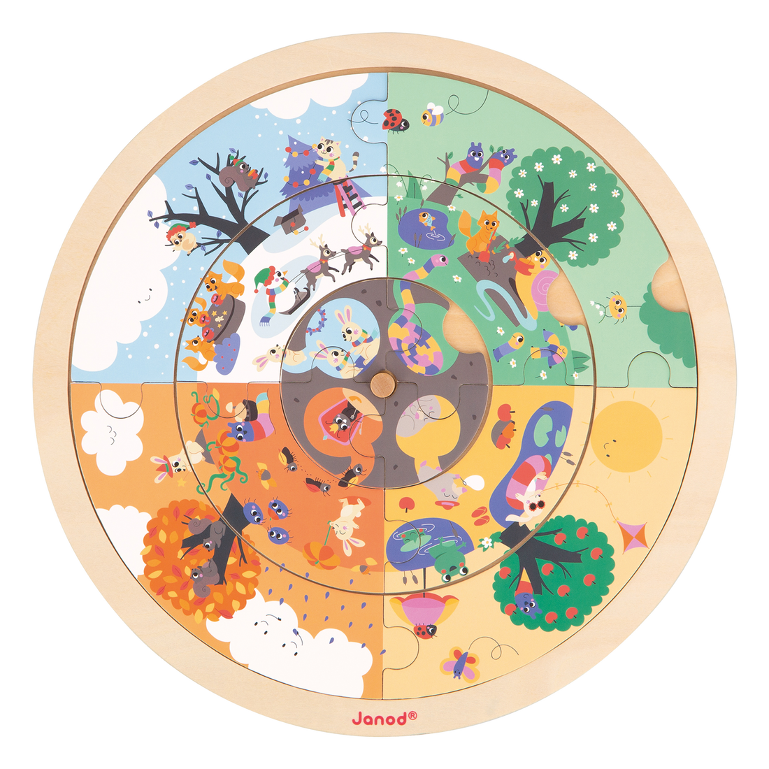 JARDIN: CASSE-TÊTE D'OBSERVATION JANOD PUZZLES