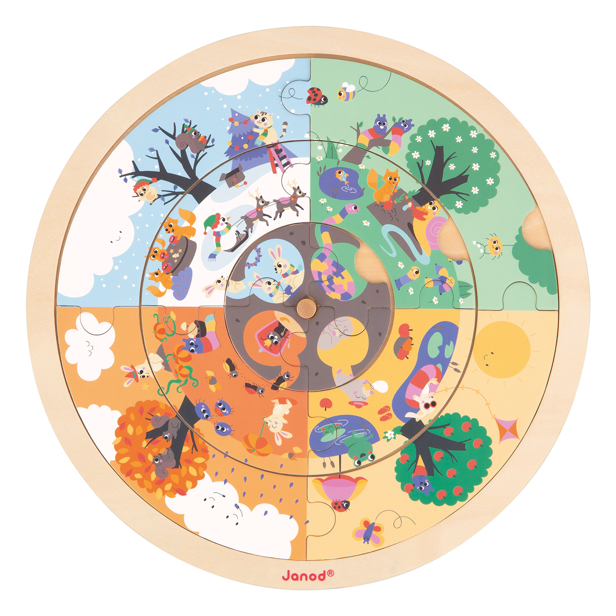 JARDIN: CASSE-TÊTE D'OBSERVATION JANOD PUZZLES