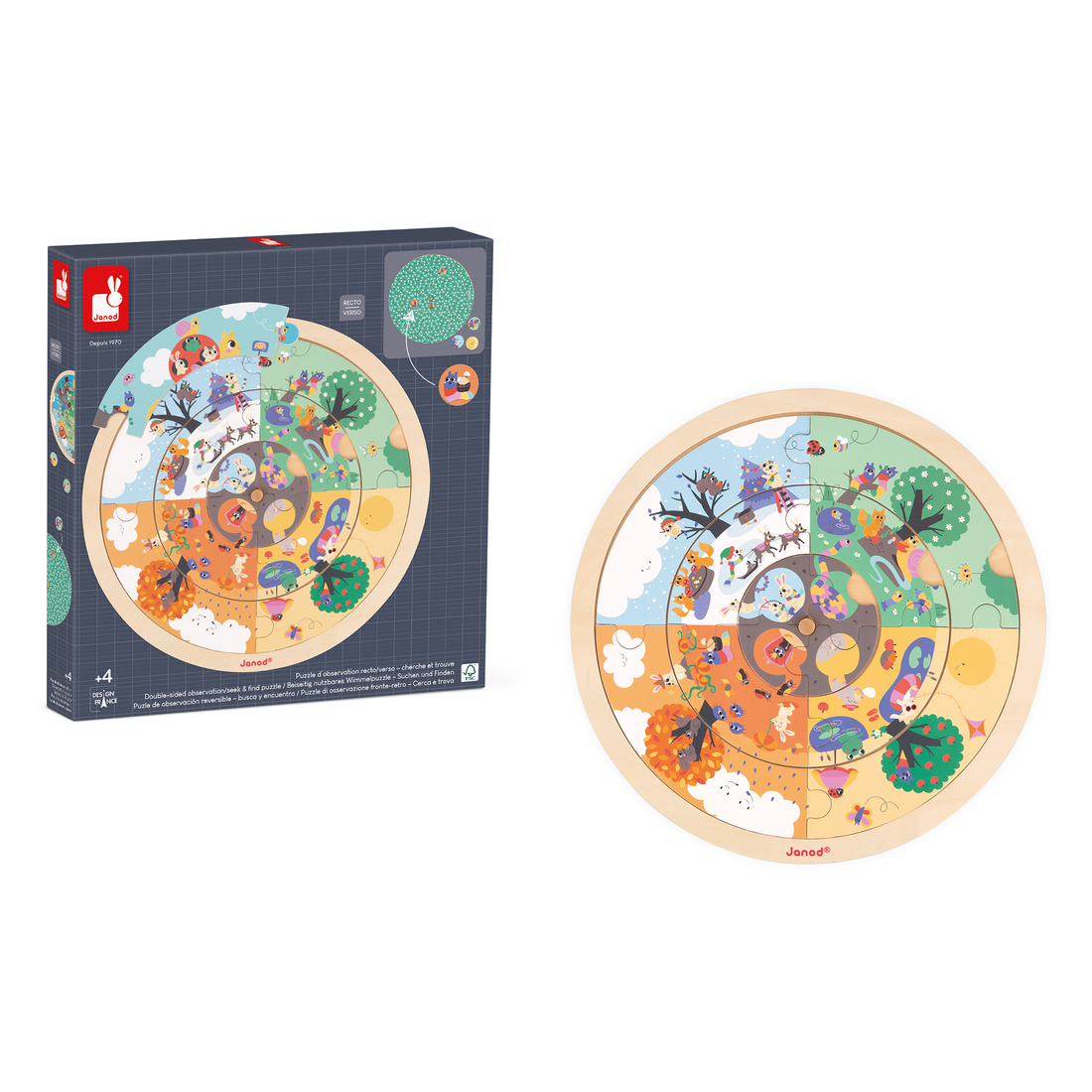 JARDIN: CASSE-TÊTE D'OBSERVATION JANOD PUZZLES