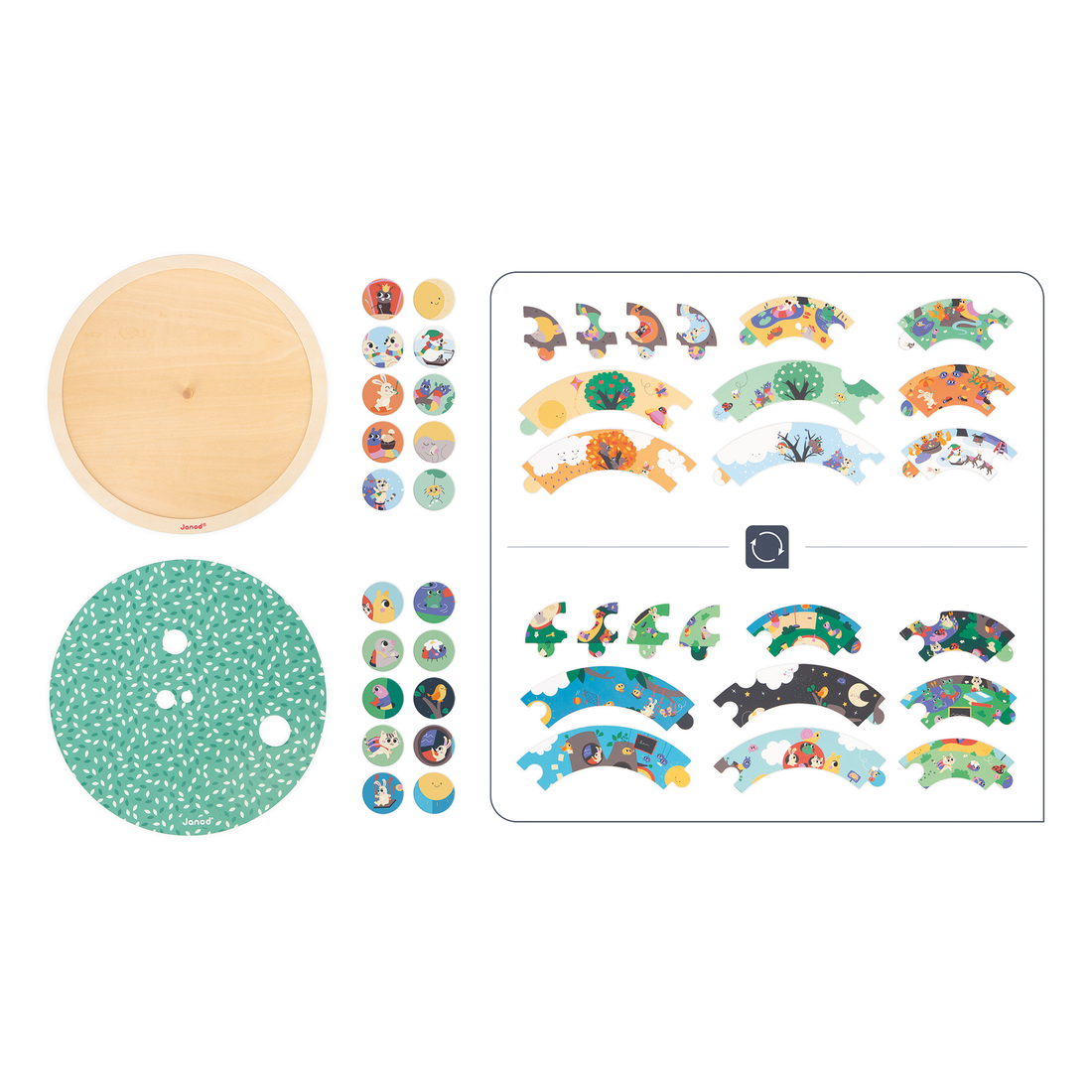 JARDIN: CASSE-TÊTE D'OBSERVATION JANOD PUZZLES
